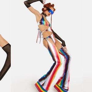 Dolls Kill United As One Convertible Jumpsuit